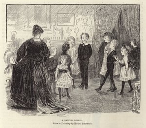 Uma aula de dança de Hugh Thomson