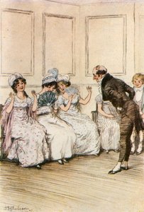 Dr. Kimble tornando-se agradável aos seus pacientes femininos de Hugh Thomson