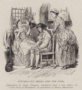Preparando Moisés para a Feira de Hugh Thomson