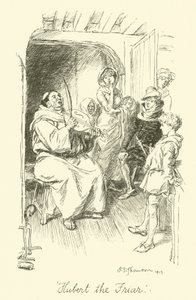 Hubert, o Frade (Litho) de Hugh Thomson