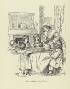 Ilustração para Amos Barton de George Eliot de Hugh Thomson