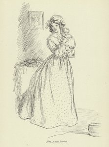 Ilustração para Amos Barton de George Eliot de Hugh Thomson