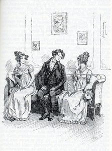 Ilustração para "Emma" de Jane Austen (ilustração) de Hugh Thomson