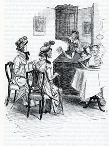Ilustração para "Emma" de Jane Austen (ilustração) de Hugh Thomson