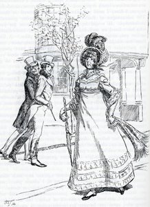 Ilustração para "Emma" de Jane Austen (ilustração) de Hugh Thomson