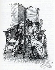 Ilustração para "Emma" de Jane Austen. Por Hugh Thomson (ilustração) de Hugh Thomson