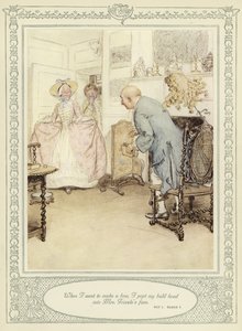 Ilustração para Goldsmith&39;s Stoops to Conquer