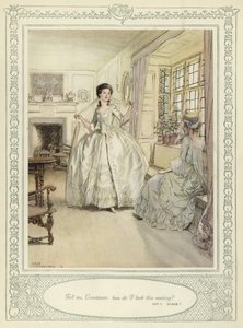 Ilustração para Goldsmith&39;s Stoops to Conquer