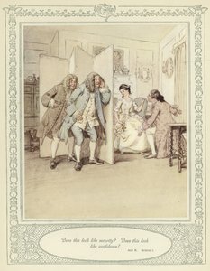Ilustração para Goldsmith&39;s Stoops to Conquer
