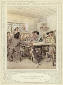 Ilustração para Goldsmith&39;s Stoops to Conquer