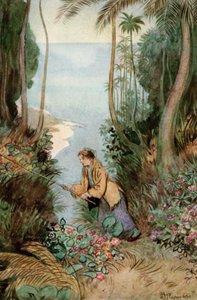 Ilustração para JM Barries O Crichton Admirável de Hugh Thomson