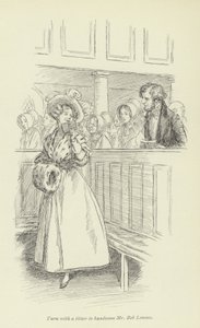 Ilustração para Janets Arrependimento por George Eliot de Hugh Thomson