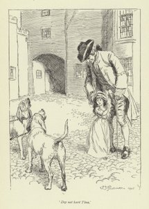 Ilustração para o Sr. Gilfils Love Story por George Eliot de Hugh Thomson