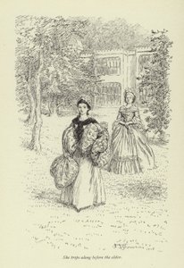 Ilustração para o Sr. Gilfils Love Story por George Eliot de Hugh Thomson