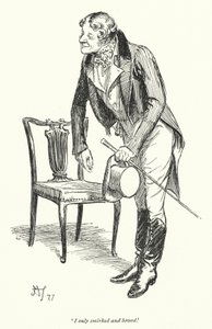 Ilustração para Persuasão de Jane Austen (litho) de Hugh Thomson