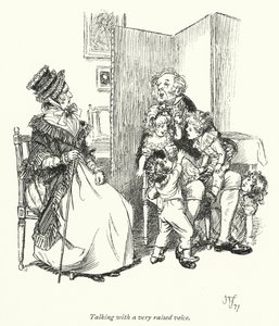 Ilustração para Persuasão de Jane Austen (litho) de Hugh Thomson