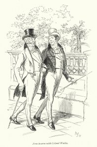 Ilustração para Persuasão de Jane Austen (litho) de Hugh Thomson