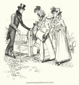 Ilustração para Persuasão de Jane Austen (litho) de Hugh Thomson