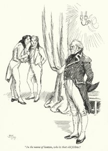 Ilustração para Persuasão de Jane Austen (litho) de Hugh Thomson