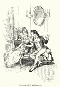 Ilustração para Persuasão de Jane Austen (litho) de Hugh Thomson