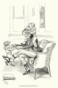 Ilustração para Persuasão de Jane Austen (litho) de Hugh Thomson