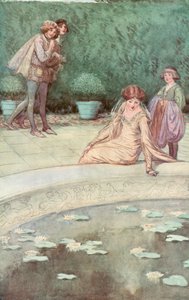 Ilustração para Shakespeares como você gosta de Hugh Thomson