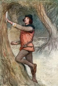 Ilustração para Shakespeares como você gosta de Hugh Thomson