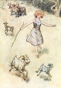Ilustração para Shakespeares como você gosta de Hugh Thomson