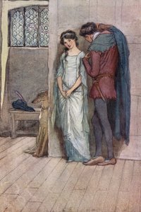 Ilustração para as alegres esposas de Windsor de Hugh Thomson