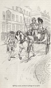 O romance de Jane Austen "Northanger Abbey" - de Hugh Thomson