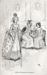 O romance de Jane Austen "Northanger Abbey" - de Hugh Thomson