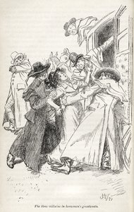 O romance de Jane Austen "Northanger Abbey" - de Hugh Thomson