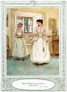 A peça de Oliver Goldsmith "She Stoops to Conque". de Hugh Thomson