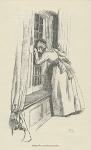 Abriu um obturador da janela, 1896 de Hugh Thomson