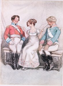 Phoebe: "Assim que você vê uma senhora com um nariz bonito não pode deixar de dizer que a adora". (litho) de Hugh Thomson