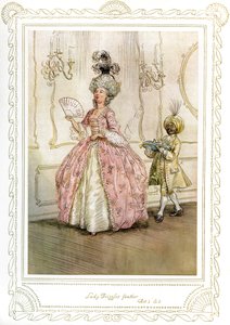 Richard Brinsley Sheridan, "A Escola do Escândalo". de Hugh Thomson