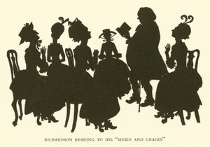 Richardson Reading to his "Muses and Graces" (gravura) de Hugh Thomson