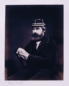 Retrato de Roger Fenton de Hugh Welch Diamond