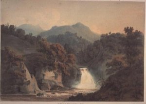 Vista, de, a, farelo, perto, Dunkeld de Hugh William Williams