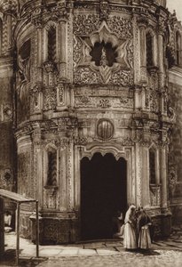 México: Guadalupe Hidalgo, Capilla del pozo (fotografia a preto e branco)