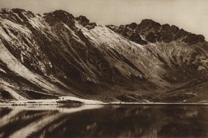 México: Nevado de Toluca, Estado Mejico (fotografia a preto e branco) de Hugo Brehme