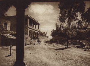 México: San Esteban, nos arredores da capital Mejico (fotografia a preto e branco)