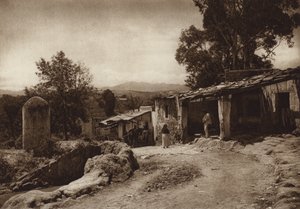 México: San Esteban, nos arredores da capital Mejico (fotografia a preto e branco) de Hugo Brehme