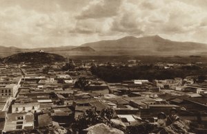 México: Vista de Toluca (fotografia a preto e branco)