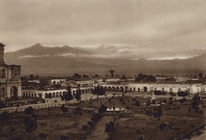México: Zapotlan com Colima (fotografia a preto e branco) de Hugo Brehme