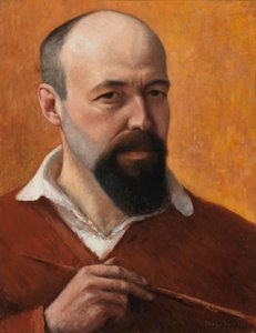 Autorretrato, 1914. de Hugo Simberg