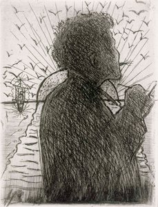 Auto-retrato I de Hugo Simberg