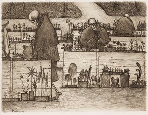 O Jardim da Morte; No Jardim da Morte de Hugo Simberg
