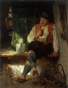 Uma cena da taberna, 1875 de Hugo Wilhelm Kauffman