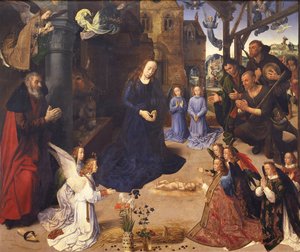 A adoração dos pastores O tríptico de Portinari, ca 1478